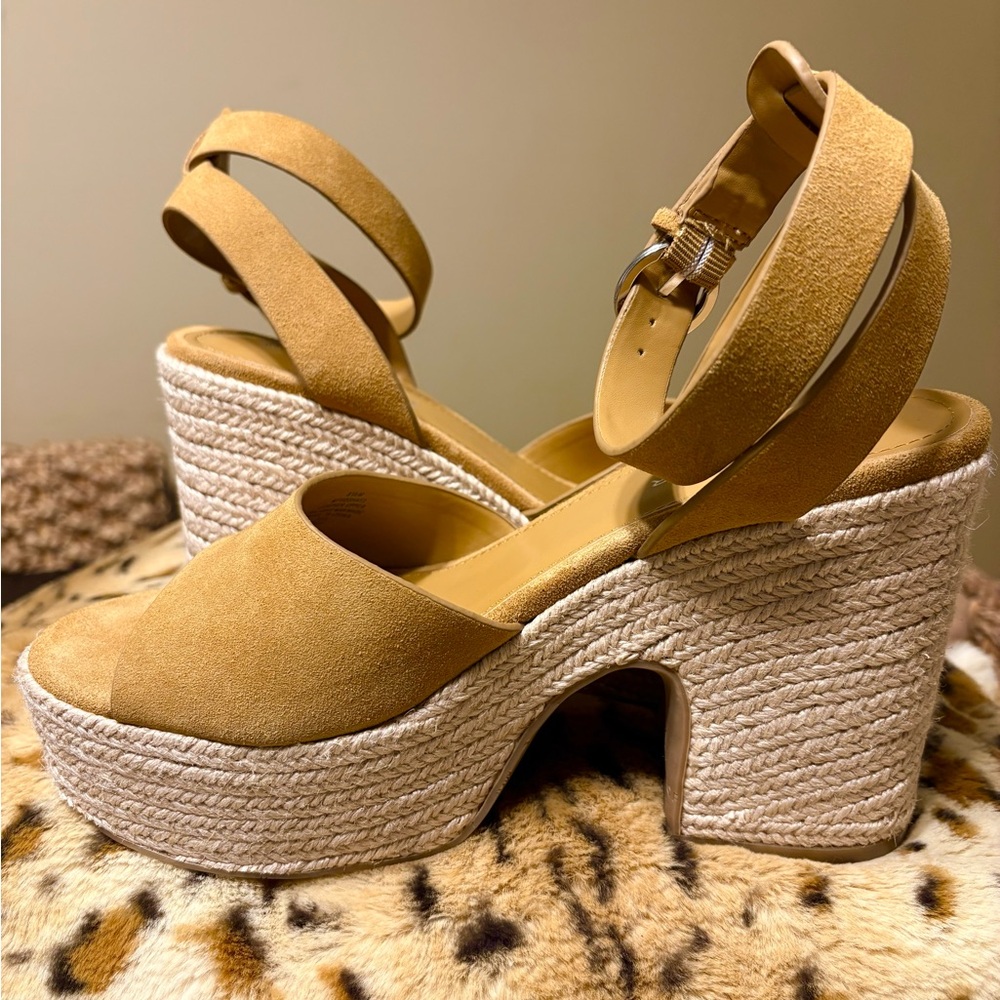 Marc Fisher Women's Tan Espadrille Sandals - Picture 3 of 3